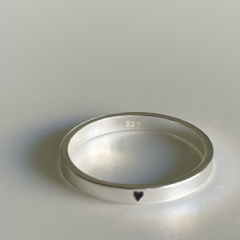 Sterling Silver Heart Ring - Picture 5 of 11
